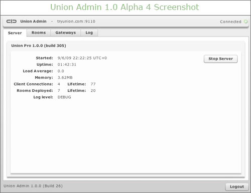 Union Admin Alpha 4 Screenshot 1